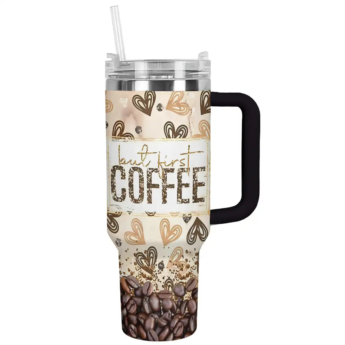 Shineful Tumbler But First Coffee Ver3