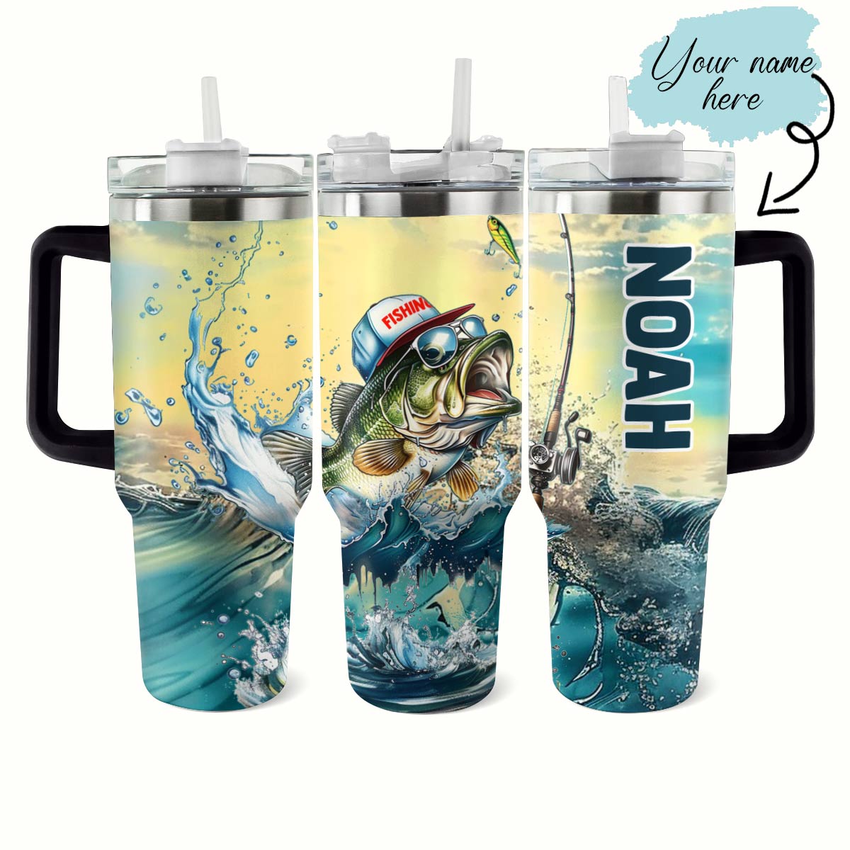 Shineful Tumbler Fishing Dad