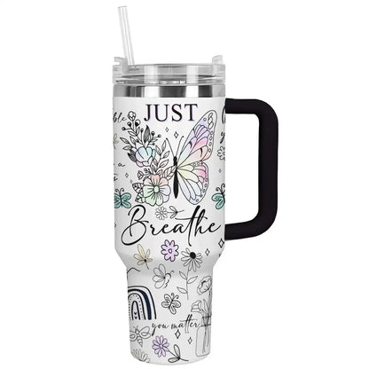 Shineful Tumbler Just Breathe
