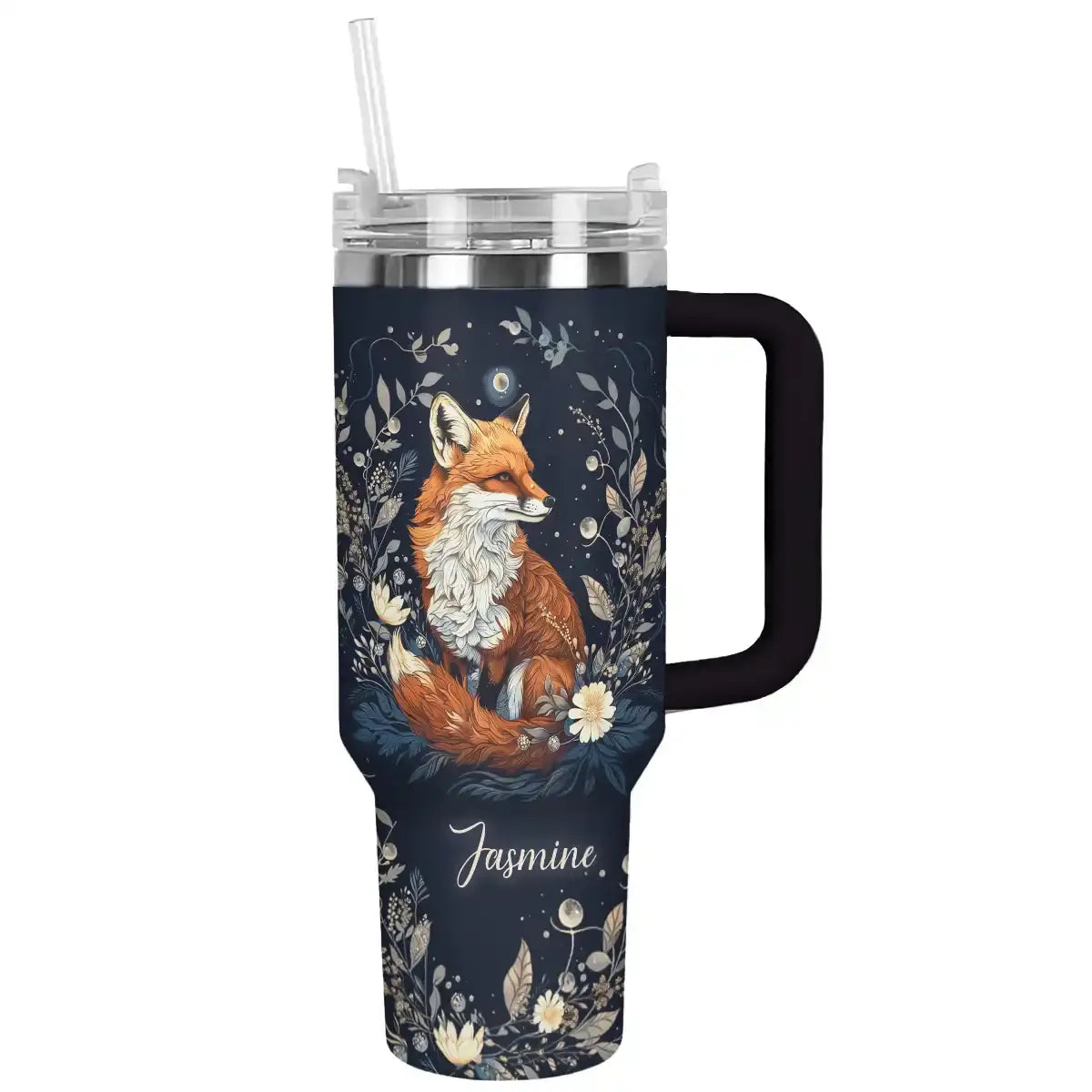 Shineful Tumbler Fox In Moonlight Personalized TH7