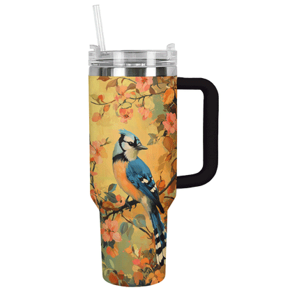 Shineful Tumbler Blue Jay In Bloom