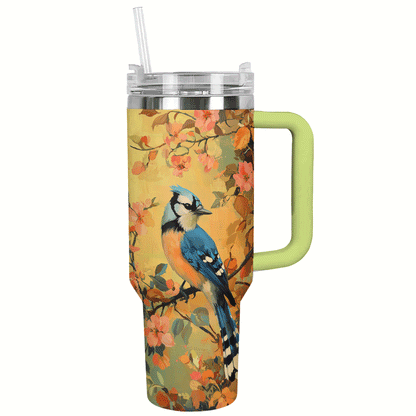 Shineful Tumbler Blue Jay In Bloom