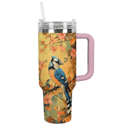 Shineful Tumbler Blue Jay In Bloom
