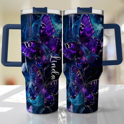 Shineful Personalized Tumbler Magnificent Butterflies