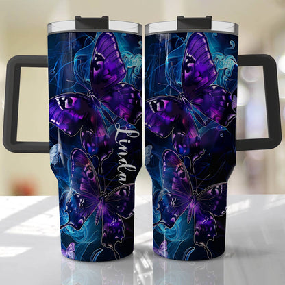 Shineful Personalized Tumbler Magnificent Butterflies