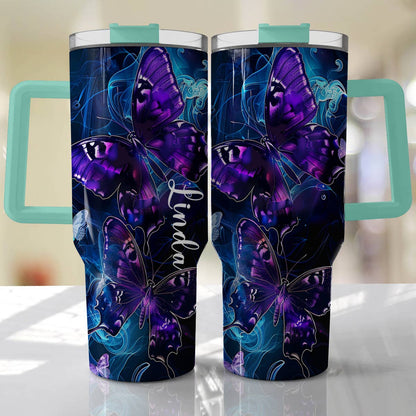 Shineful Personalized Tumbler Magnificent Butterflies