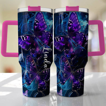 Shineful Personalized Tumbler Magnificent Butterflies