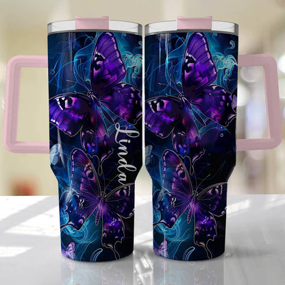 Shineful Personalized Tumbler Magnificent Butterflies