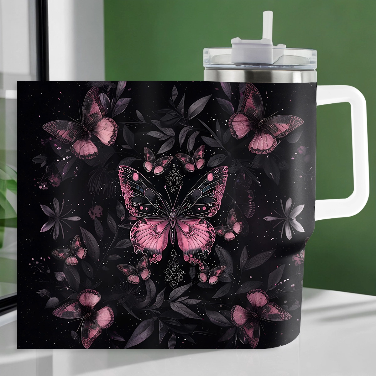 Shineful Tumbler Butterfly Shining In The Night