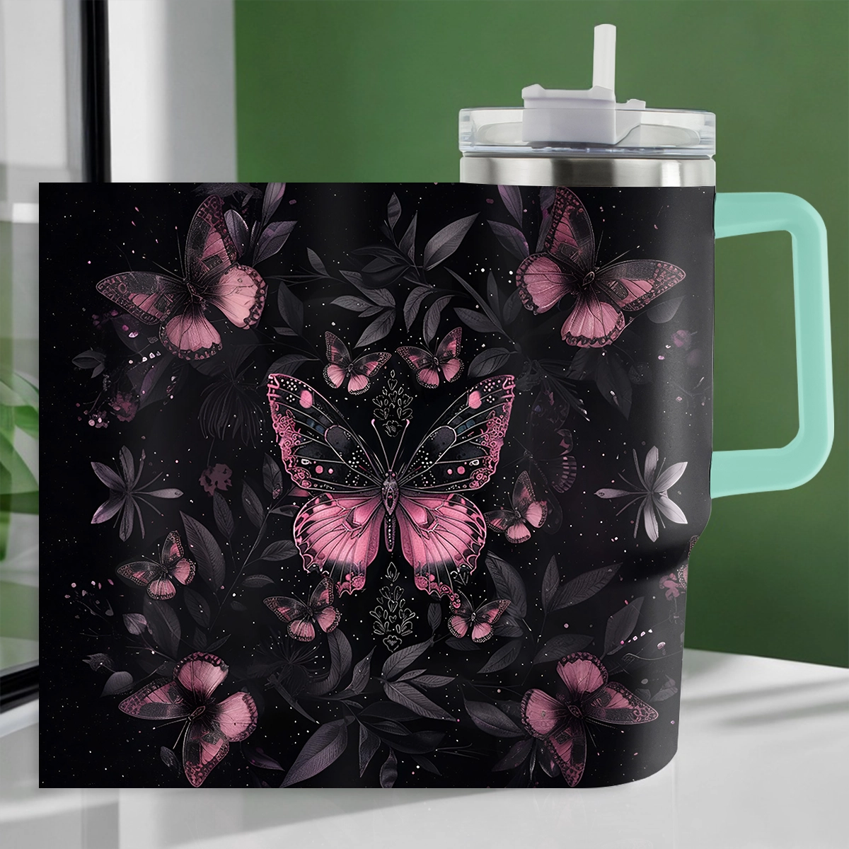 Shineful Tumbler Butterfly Shining In The Night