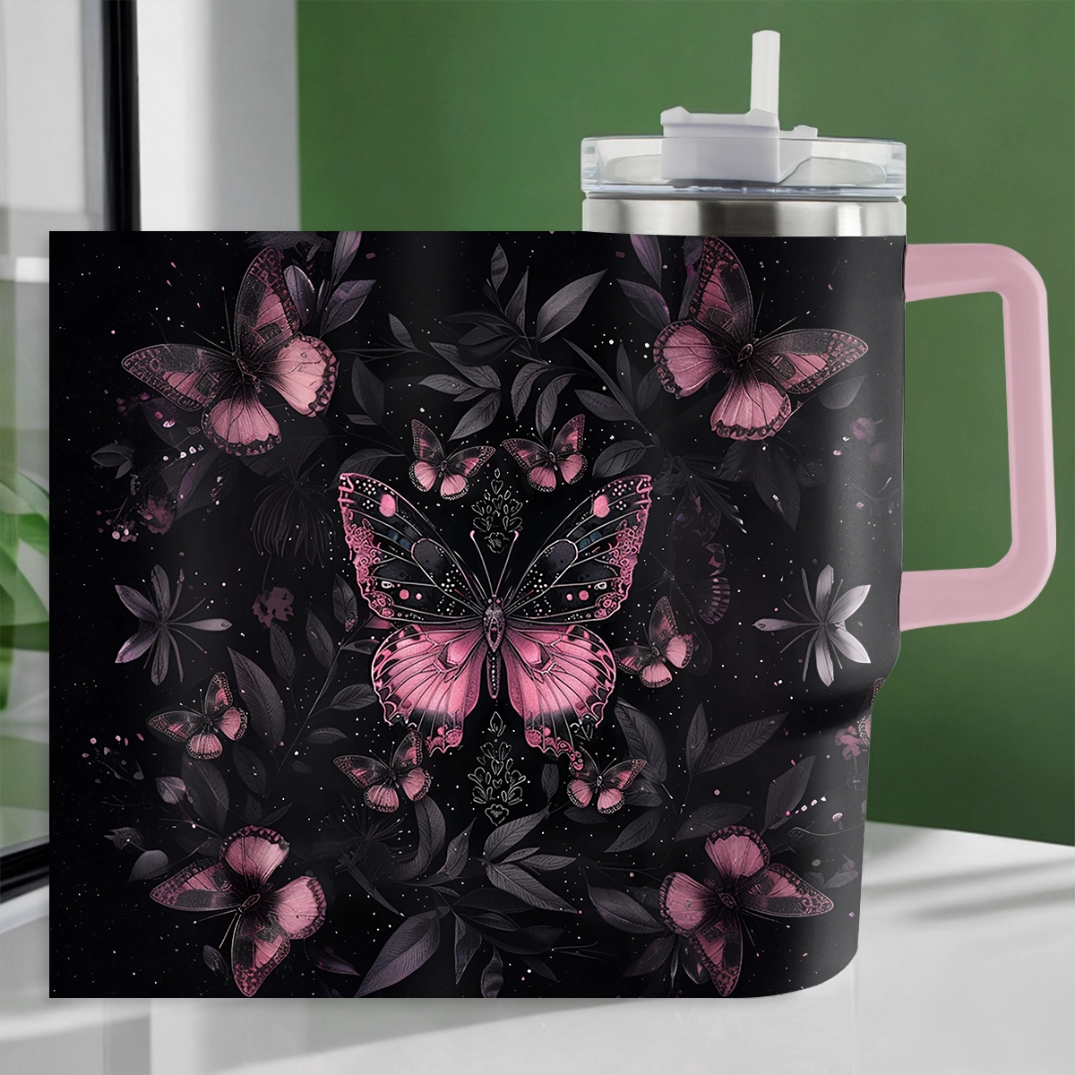 Shineful Tumbler Butterfly Shining In The Night