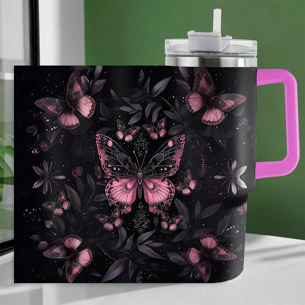 Shineful Tumbler Butterfly Shining In The Night