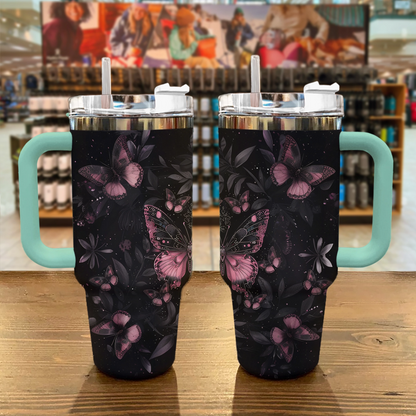 Shineful Tumbler Butterfly Shining In The Night