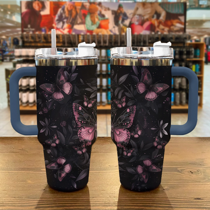 Shineful Tumbler Butterfly Shining In The Night