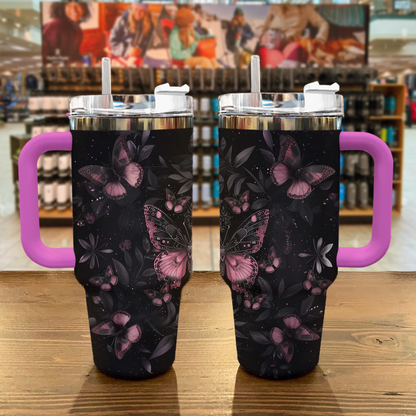 Shineful Tumbler Butterfly Shining In The Night