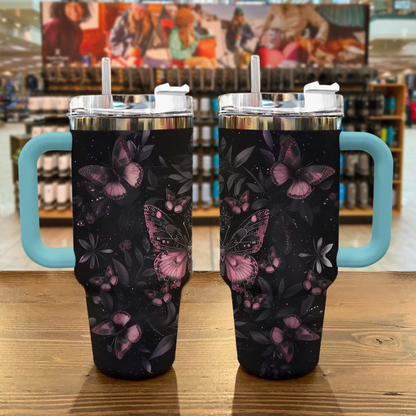 Shineful Tumbler Butterfly Shining In The Night