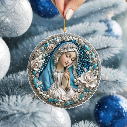 Shineful 2D Acrylic Ornament Mary’s Blue Rose