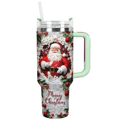 Shineful Tumbler Santa's Cheer