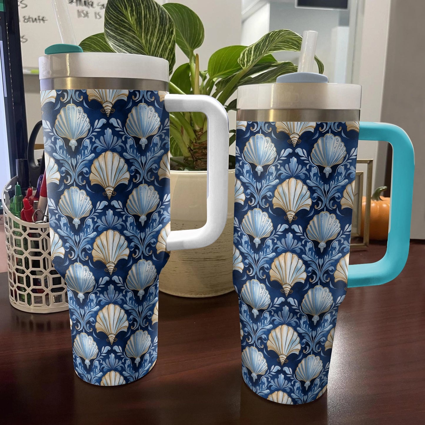 Shineful Tumbler Seashell Elegance