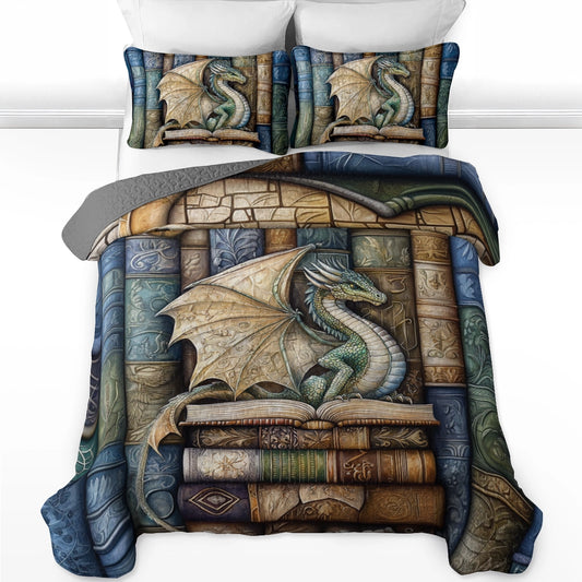 Shineful All Season Quilt 3-Piece Set The Scholar’s Dragon