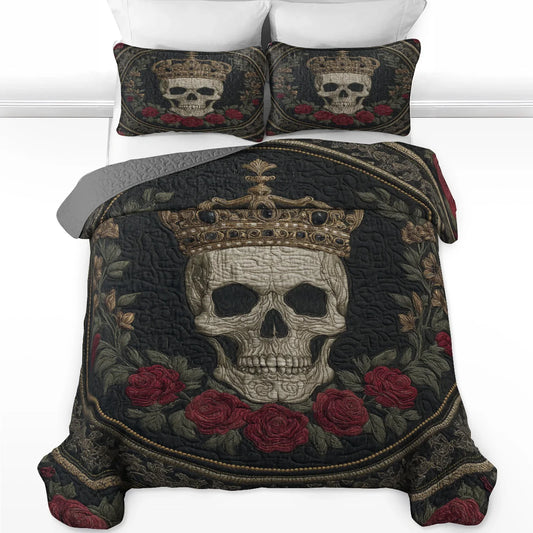 Shineful Quilt 3-Piece Set Crown of the Fallen King
