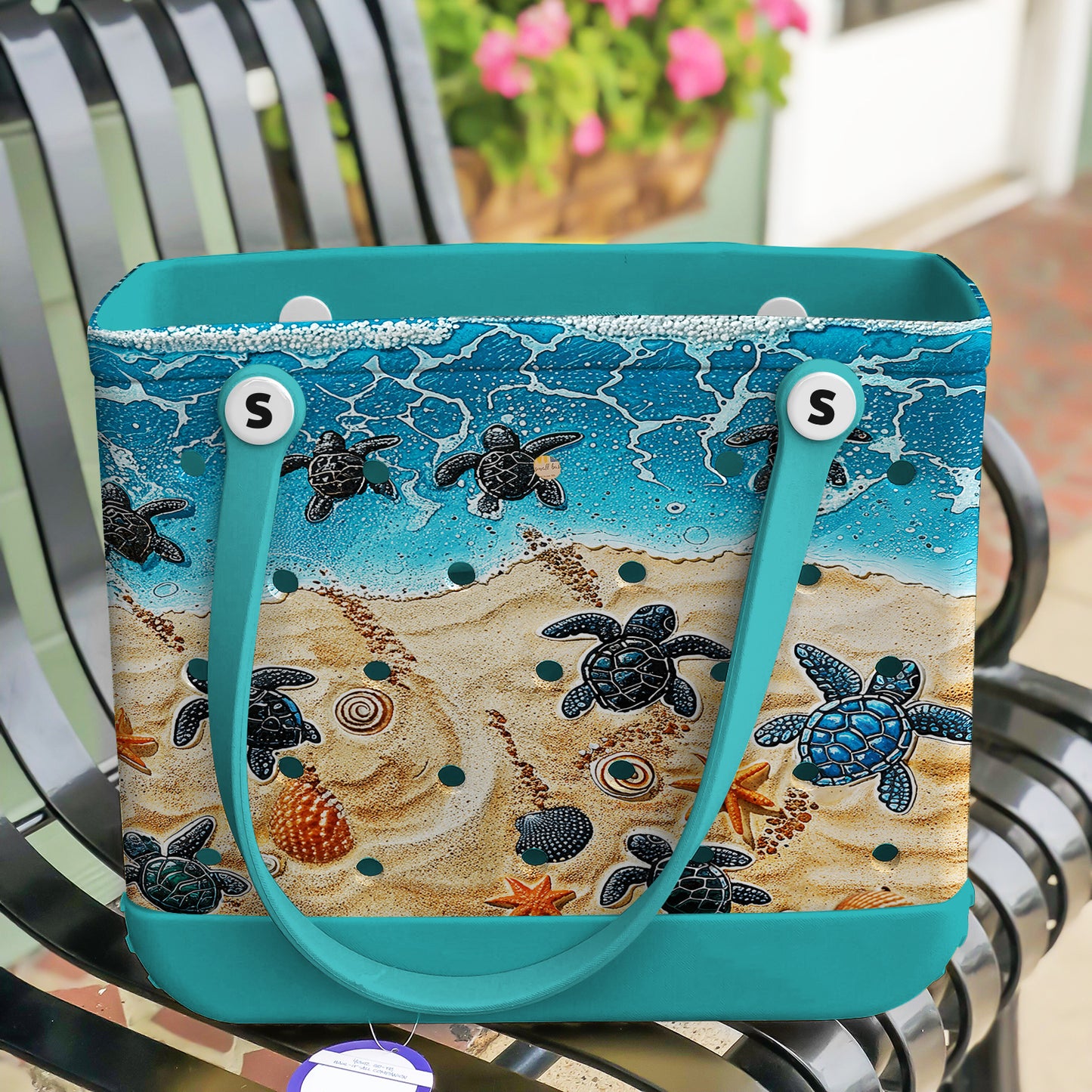 Shineful Beach Bag Turtle Journey