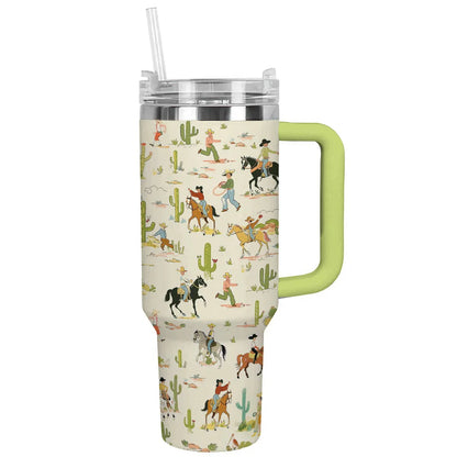 Shineful Bundle Beach Bag And Tumbler Cowboy Adventure