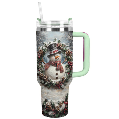 Shineful Tumbler Frosty Snowman Delight