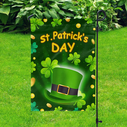 Shineful Gargen Flag 12" x 18" - Lucky Leprechaun Hat