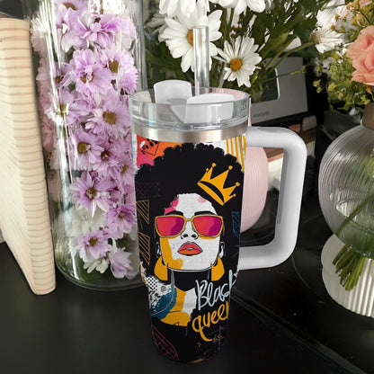 Shineful Tumbler Black Queen Energy