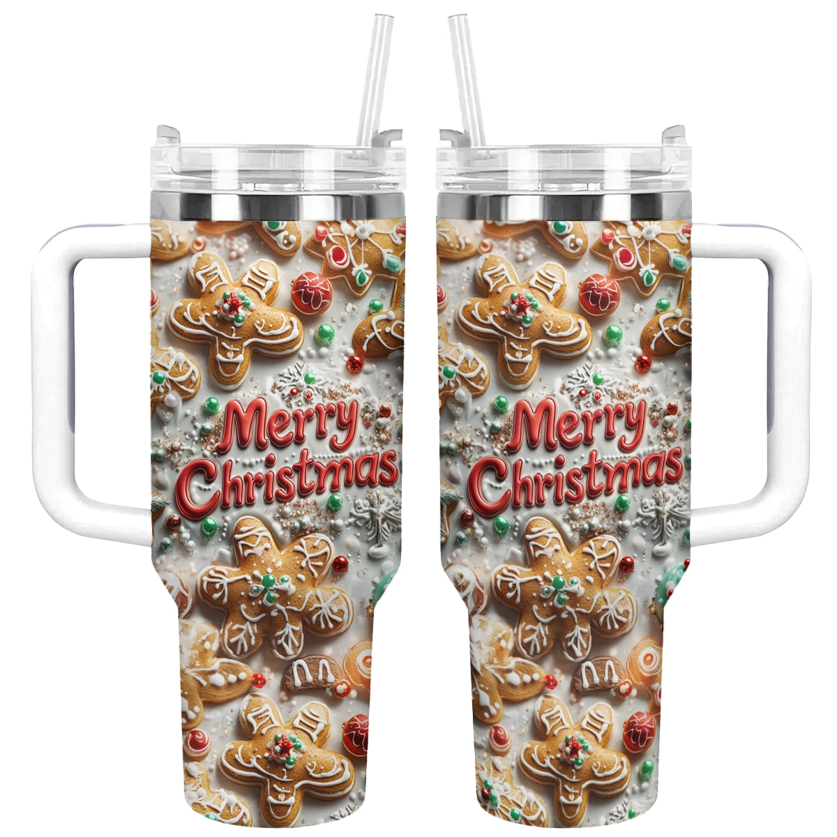 Shineful Glossy Tumbler Baking Merry Christmas