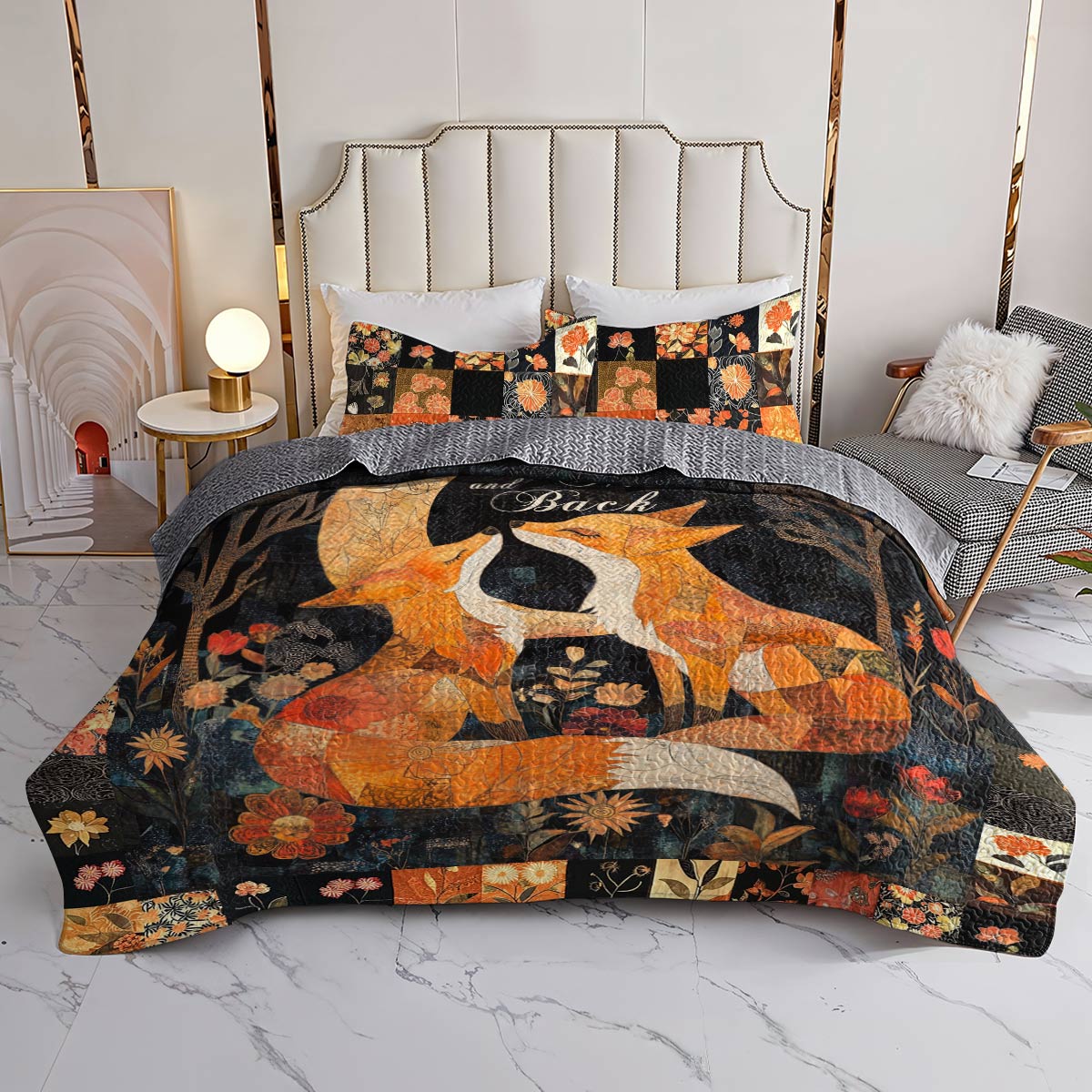 Shineful All Season Quilt 3-Piece Set Enchanting Night