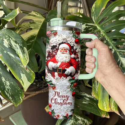 Shineful Tumbler Santa's Cheer