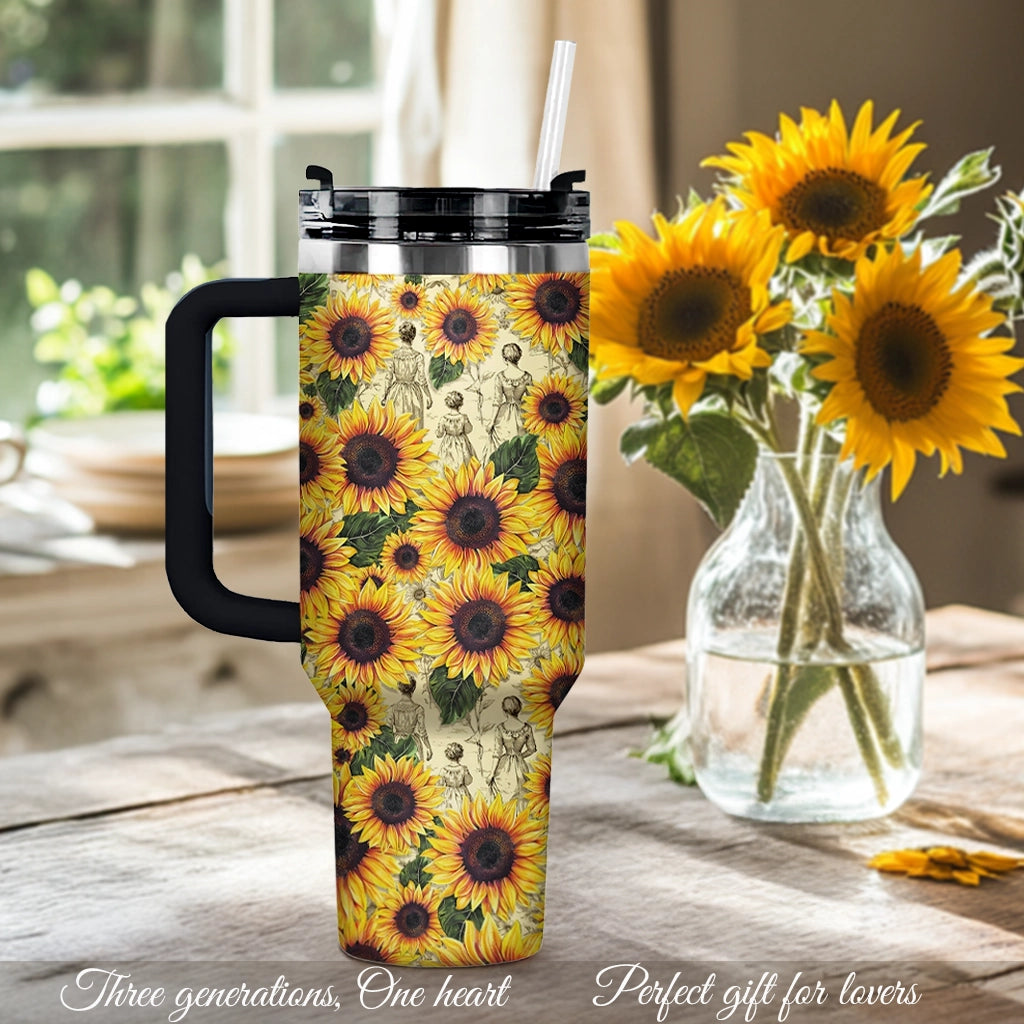 Shineful Tumbler Sunflower Legacy - Grandma, Mom & Daughter Edition