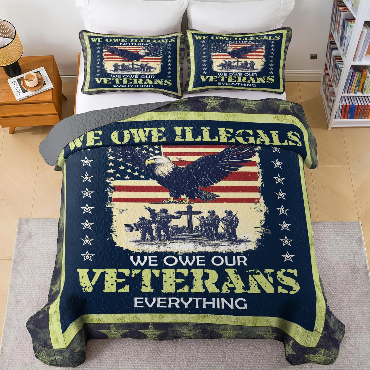 Shineful All Season Quilt 3-Piece Set - Veteran's Pride