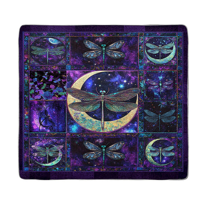 Shineful All Season Quilt 3-Piece Set Mystic Dragonfly