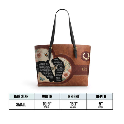 Shineful Leather Tote Bag - The Saddle Bond