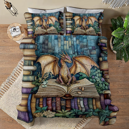 Shineful All Season Quilt 3-Piece Set Dragon Lore