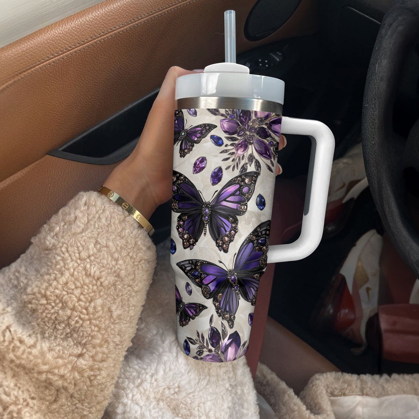 Shineful Tumbler Royal Gem Butterfly