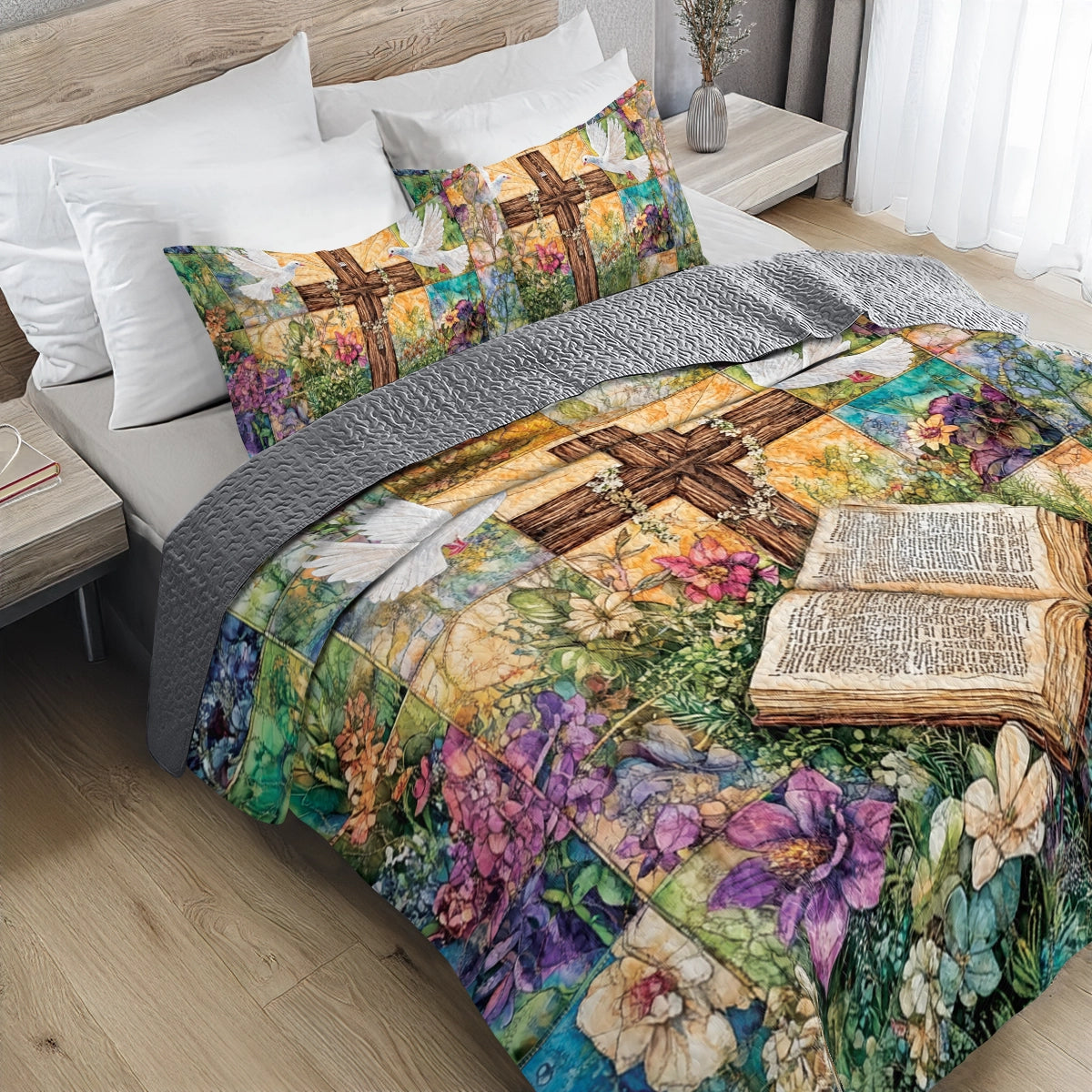Shineful All Season Quilt 3-Piece Set - Blessed Sanctuary