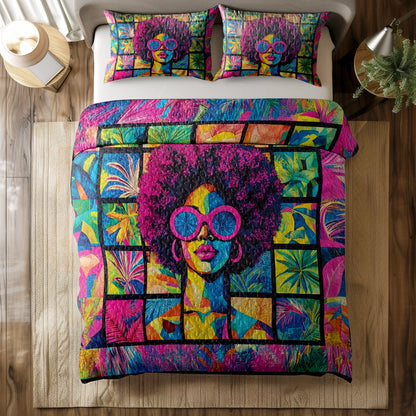 Shineful All Season Quilt 3-Piece Set - Queen's Essence