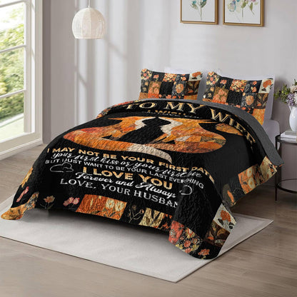 Shineful All Season Quilt 3-Piece Set I Love You