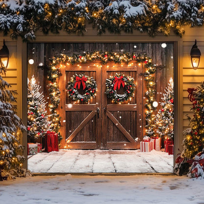 Shineful Garage Door Banner Decoration - Festive Garage