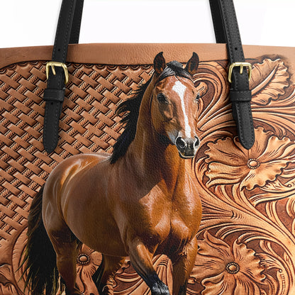 Shineful Leather Tote Bag - Horse Spirit