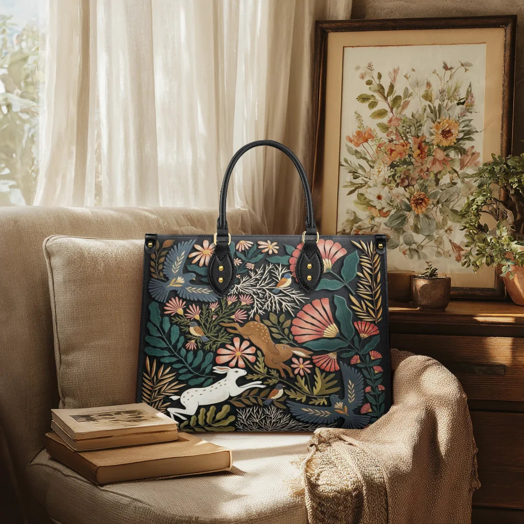 Shineful Leather Bag Forest Tale