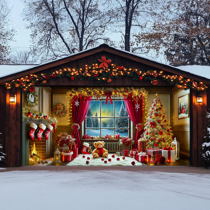Shineful Garage Door Banner Decoration - A Christmas To Remember