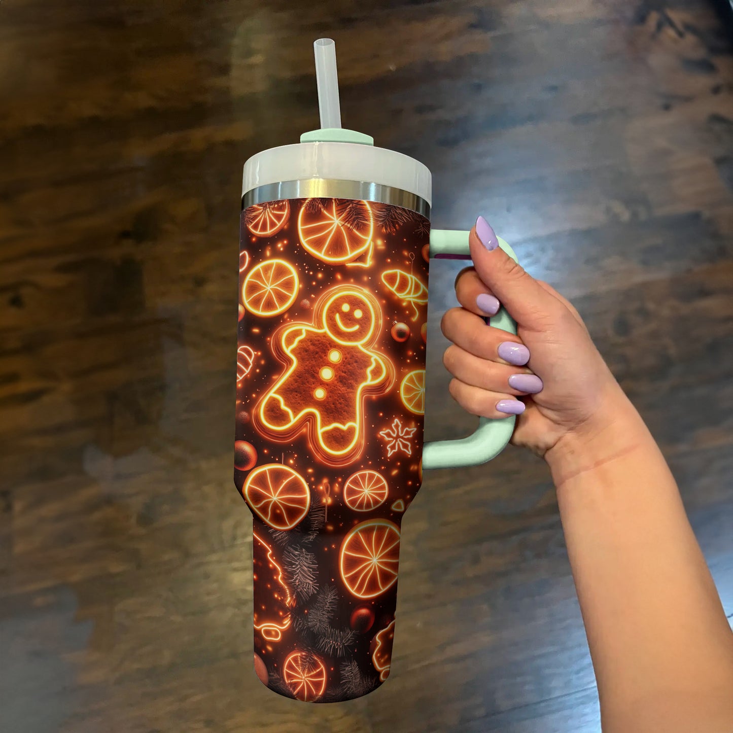 Shineful Tumbler Glowing Gingerbread