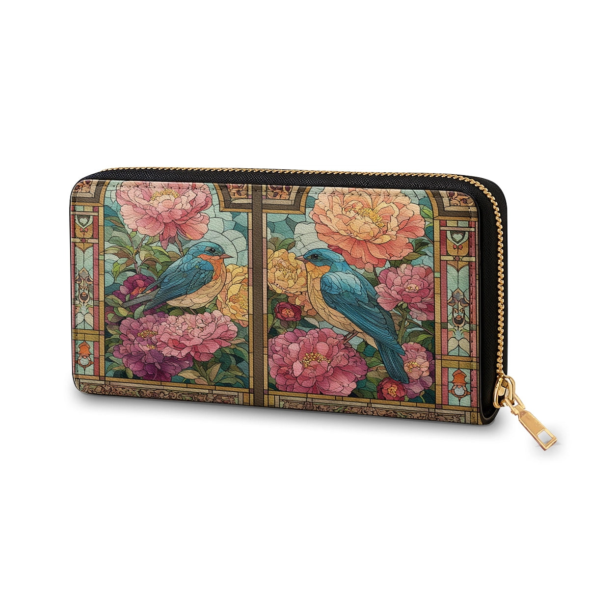 Shineful Leather Clutch Purse With Wristlet Strap Handle The Quiet Window