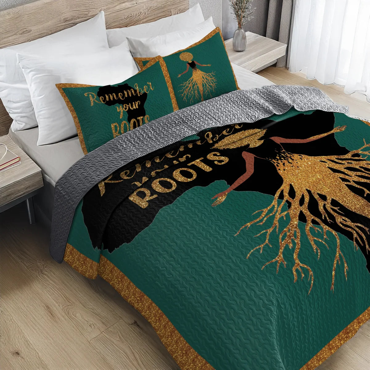 Shineful All Season Quilt 3-Piece Set - Remembering Our Roots