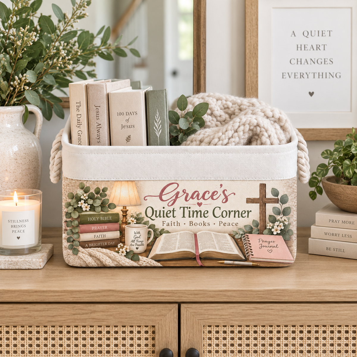Shineful Quiet Time with God Book Basket